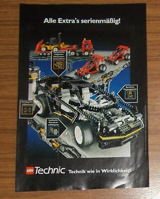 Buy Rare Advertising LEGO Technic 8880 Super Car 8872 Forklift Transporter 1994 • 3.42£