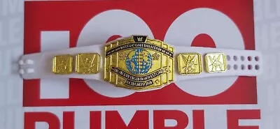 Buy Elite White Intercontinental Title Belt Accessory Wwe Wrestling Figure Mattel  • 18£