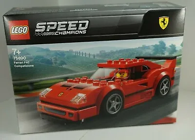 Buy LEGO SPEED CHAMPIONS Ferrari F40 Competizione Sports Car Red 75890 New! • 17.95£