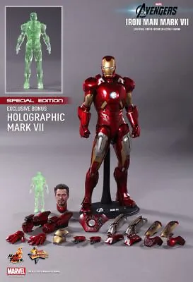 Buy 1/6 Hot Toys Mms185b The Avengers Iron Man Mk7 Mark Vii Special Edition Figure • 438.99£