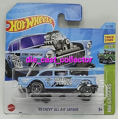 Buy HOT WHEELS 2023 L Case '55 CHEVY BEL AIR' GASSER Boxed Shipping  Comb Post • 2.95£