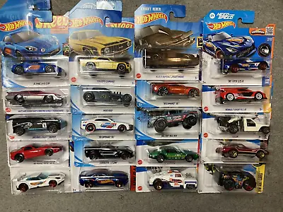 Buy Hot Wheels Job Lot Bundle New Cars X 20 Sports Cars Hot Rods And Muscle Cars • 30.50£