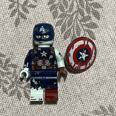 Buy Lego Marvel Zombie Captain America Minifigure From Series 1 Set 71031 • 6.99£