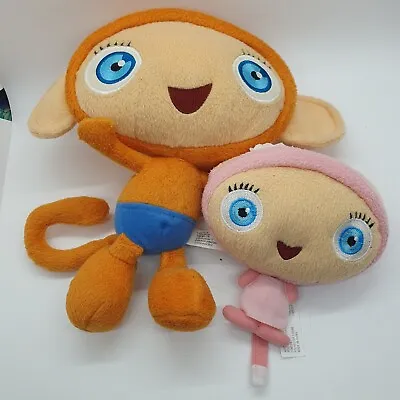 Buy 2x Waybaloo Soft Toy Plush Dolls Orange Talking & Small Pink • 8.50£