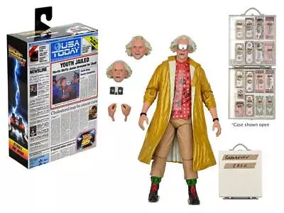 Buy 2015 Neca 18cm Back To The Future 2 Ultimate Doc Brown 18cm Action Figure • 35.37£