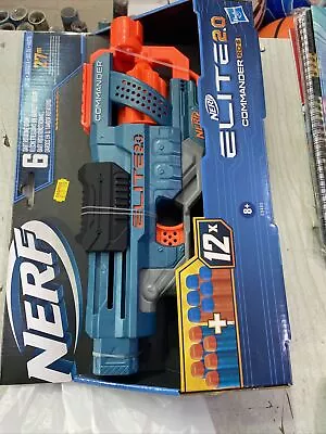 Buy NERF Elite 2.0 Commander RD-6 Blaster Gun • 14.99£