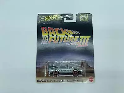 Buy DMC DeLorean Back To The Future 3 Hotwheels Premium 1/64 • 15.99£