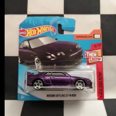 Buy Hot Wheels 2018 New Model Nissan Skyline GT-R R33 Then And Now 193/365 #6/10 • 12.99£