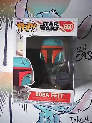 Buy Funko Pop! Star Wars: BOBA FETT No660 (RETO - REIMAGINED) • 37£