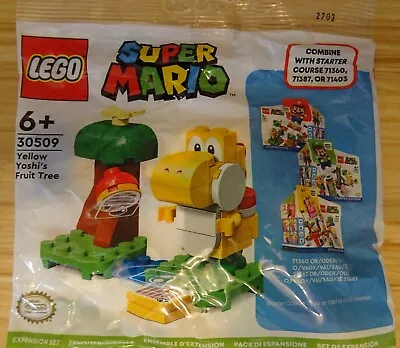 Buy LEGO Super Mario: Yellow Yoshi's Fruit Tree  New Set 30509 Polybag • 6£