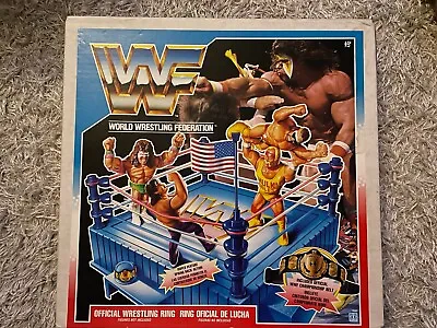 Buy WWF Hasbro Wrestling Ring Boxed Unused Contents Complete • 449.95£