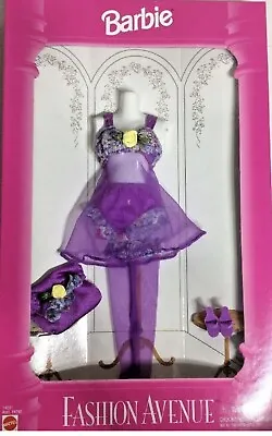 Buy NEW Barbie Fashion Avenue Clothes Collection 90s Purple Lingerie Mattel #14292 • 18.89£
