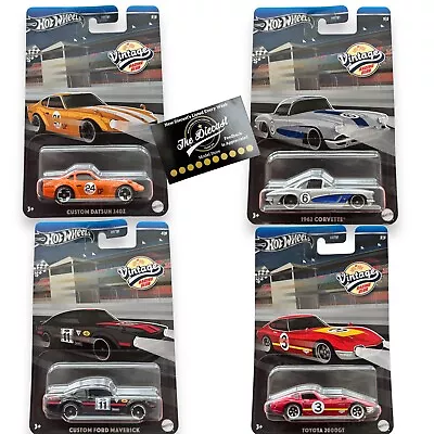 Buy HOT WHEELS VINTAGE RACING 4x Ford Toyota Datsun Chevy 1:64 Diecast COMBINE POST • 20£