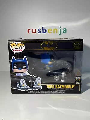 Buy Funko Pop! DC Heroes Batman 1950 Batmobile #277 FADED BOX BACK • 20.99£