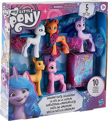 Buy My Little Pony - Movie Unicorn Party Celebration Set Of 5 Action Figures • 27.99£
