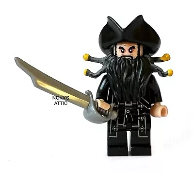 Buy Pirates Of The Caribbean Captain Blackbeard Minifigure • 8.99£