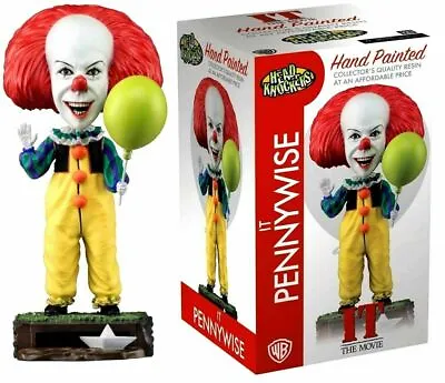 Buy Stephen King The Dancing Clown 1990 Head Knocker Bobble-Head Pennywise NECA • 43.26£