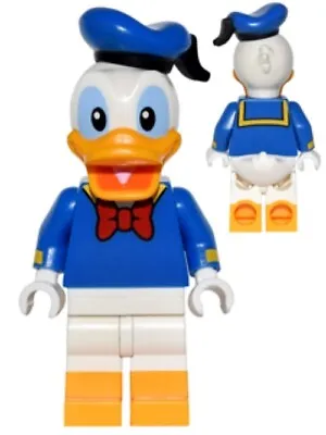 Buy New Lego Disney Donald Duck Minifigure Dis010 - Blue Shirt - From Disney Castle • 12.99£