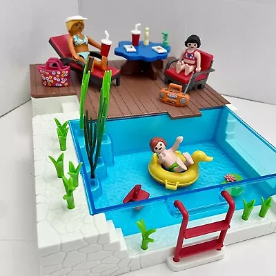 Buy Playmobil 5575 Pool Deck Swimming Pool With Terrace • 16.99£