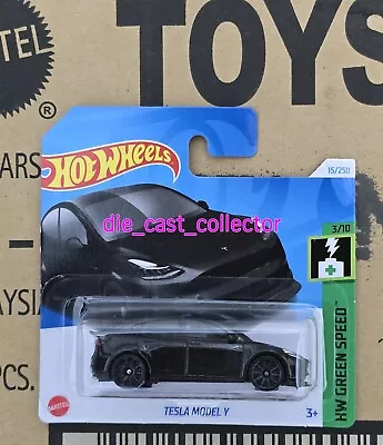Buy HOT WHEELS 2024 G Case TESLA MODEL Y Boxed Shipping Combined Postage • 3.95£