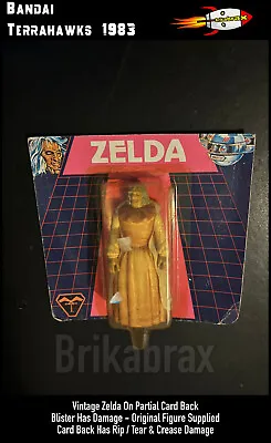 Buy Terrahawks Zelda 4  Action Figure Bandai 1983 Inside Partial Damaged Cardback • 34.99£