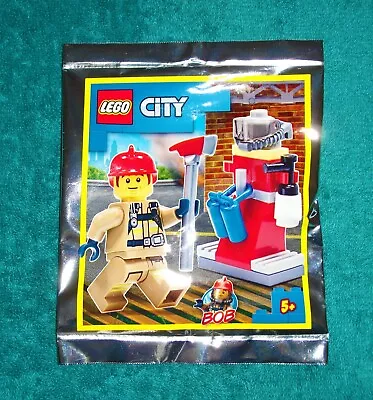 Buy LEGO CITY: Firefighter Bob And Fire Stand Set 952104 BNSIP • 3.99£