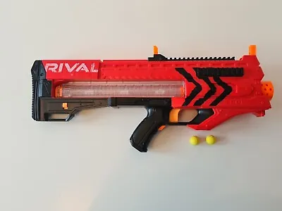Buy Nerf Rival Zeus MXV-1200 Motorised Gun Blaster + 2 Ball Bullets Tired An Tested • 19.99£