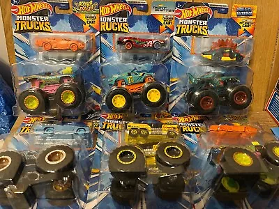 Buy Hot Wheels Monster Trucks Duo Packs Various Models (019) • 12.50£