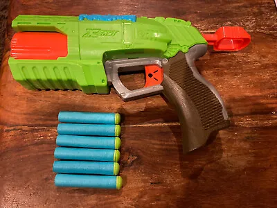 Buy X-Shot Rapid Fire Plastic Nerf Gun With Six Bullets  • 3£