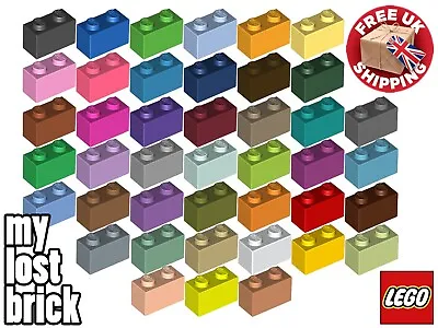 Buy LEGO - Part 3004 - Pack Of 10 X NEW LEGO Bricks 1x2 + SELECT COLOUR + FREE POST • 1.49£