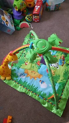 Buy Fisher Price Rainforest Playmat Baby Gym • 14.99£