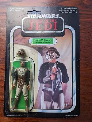 Buy Vintage Star Wars 65 Back MOC Lando Calrissian (Skiff Guard Outfit) • 75£