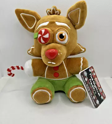 Buy Five Nights At Freddys FNAF Holiday Gingerbread Foxy Plush Soft Toy Funko NEW UK • 27.99£