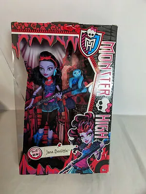Buy 2013 Monster High Jane Boolittle Mattel BLV98 Original Packaging F1 • 51.29£