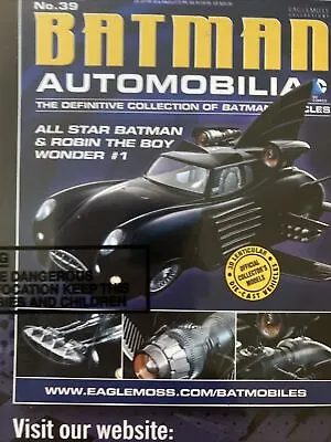 Buy Eaglemoss Automobilia Issue 39 All Star Batman & Robin The Boy Wonder #1 DIECAST • 9.99£