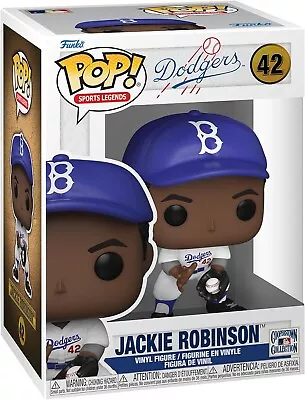 Buy Funko POP! Icons: Jackie Robinson With - Bronze Chase - Collectable Vinyl Figure • 10.99£