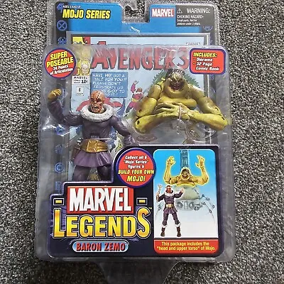 Buy Marvel Legends Toybiz Baron Zemo Factory Sealed Mojo BAF Unmasked Variant • 30£