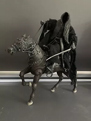 Buy Lord Of The Rings Nazgul Ringwraith Horse Toy Action Figure - 2001 LOTR • 25£