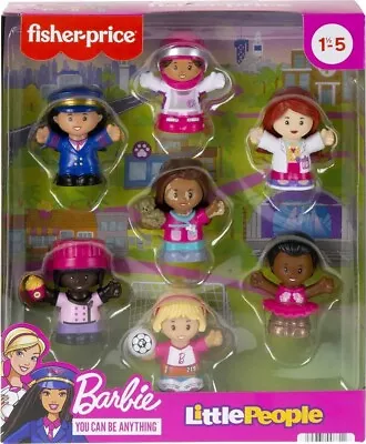 Buy Fisher-Price Little People Barbie You Can Be Anything Action Figures Pack • 18.99£