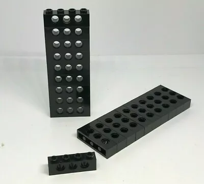 Buy LEGO Technic: 20x Brick 1 X 4 Hole - Ref 3701 Black - Set 8880 8480 8860 8479 • 5.15£