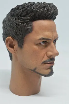 Buy 1/4 Scale Tony Stark Head Sculpt For MK43 MK45 Hot Toys T800  • 45.59£