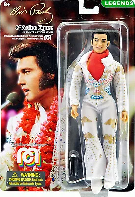 Buy Mego Elvis Presley Figure Aloha Jumpsuit Rock N Roll Action Figure • 14.99£