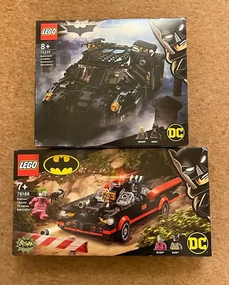 Buy LEGO DC Batman Batmobile Tumbler 76239 & 76188 Classic Batmobile - New Sealed 3 • 88.90£
