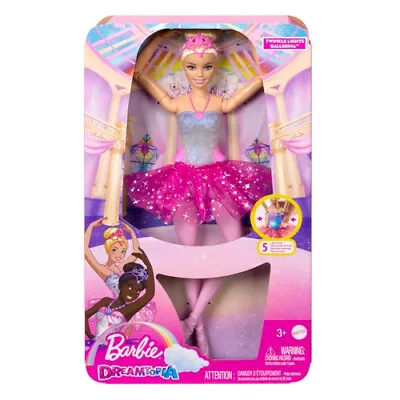 Buy Barbie Doll Blonde Ballerina Magical Light-Up Feature • 24.99£