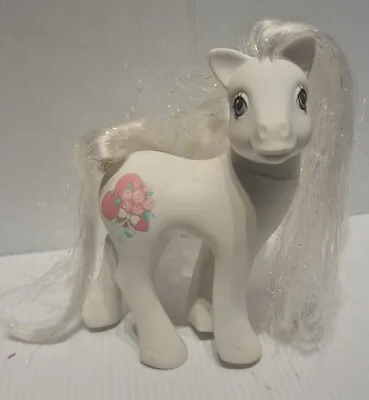 Buy Vintage My Little Pony Bridal Beauty 1989 G1 Hasbro Sparkly Mane Tail  • 20£