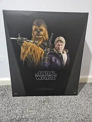Buy **NEW** Hot Toys MMS376 Star Wars Han Solo & Chewbacca (The Force Awakens) • 380£