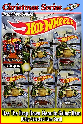 Buy Hot Wheels CHRISTMAS Series Die Cast Metal & Plastic Toy Cars (Select Item) New • 4.99£