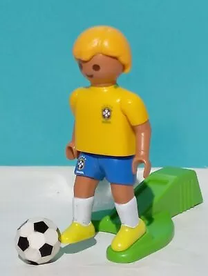 Buy Playmobil Figure Brazilian Player With Football Ball Ref 9510 70046 70244 9298 • 4.98£