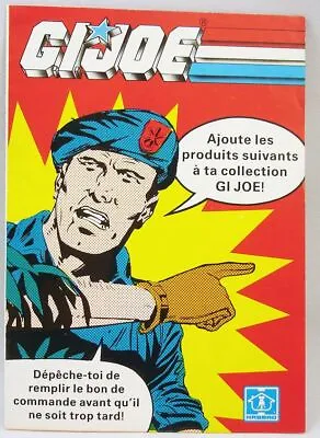 Buy G.I.Joe - Hasbro France 1989 Brochure Catalogue   Promotional Operation Steel B • 2.57£