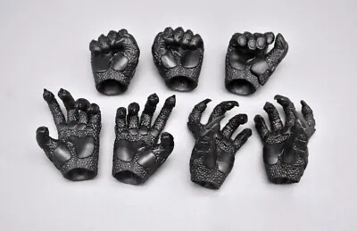 Buy 7PC Hot Toys 1/6 Scale Black Panther Black Fighting Glove Hand Model For 12  • 25.19£